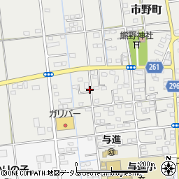 静岡県浜松市中央区市野町2431周辺の地図