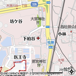 京都府木津川市吐師下柏谷周辺の地図