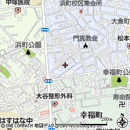 大阪府門真市石原町1周辺の地図