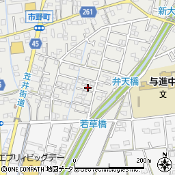 静岡県浜松市中央区市野町1500周辺の地図
