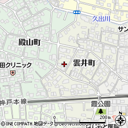 Ｇｒａｎｄｅ雲井町公園周辺の地図