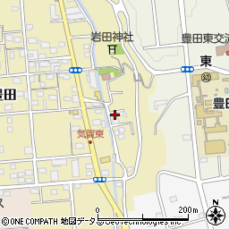 静岡県磐田市豊田118周辺の地図