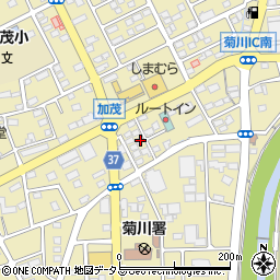 静岡県菊川市加茂2104-13周辺の地図