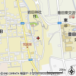 静岡県磐田市豊田118-1周辺の地図