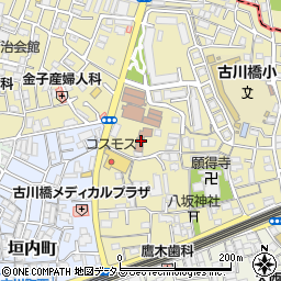 大阪府門真市御堂町12-5周辺の地図