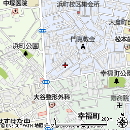大阪府門真市石原町1-10周辺の地図