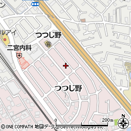兵庫県加古川市平岡町つつじ野1-117周辺の地図