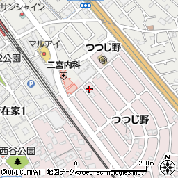 兵庫県加古川市平岡町つつじ野1-167周辺の地図