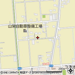 静岡県磐田市豊田376-2周辺の地図