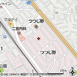 兵庫県加古川市平岡町つつじ野1-136周辺の地図