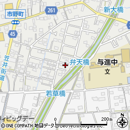 静岡県浜松市中央区市野町1417周辺の地図