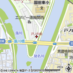 戸ノ内橋周辺の地図