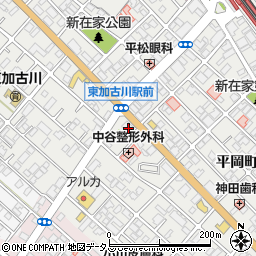兵庫県加古川市平岡町新在家108-4周辺の地図