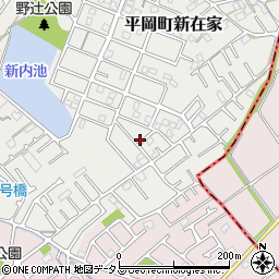 兵庫県加古川市平岡町新在家1952-54周辺の地図