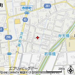 静岡県浜松市中央区市野町1502周辺の地図