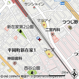 兵庫県加古川市平岡町新在家1丁目251周辺の地図