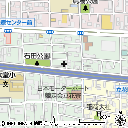 倉田文化周辺の地図