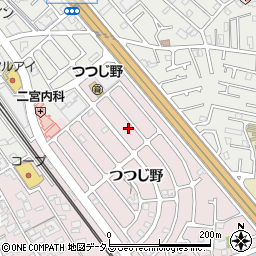 兵庫県加古川市平岡町つつじ野1-116周辺の地図