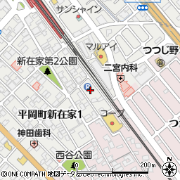 タイムズ東加古川駐車場周辺の地図