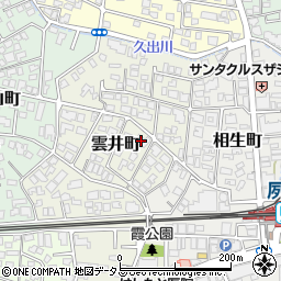 兵庫県西宮市雲井町4-18周辺の地図