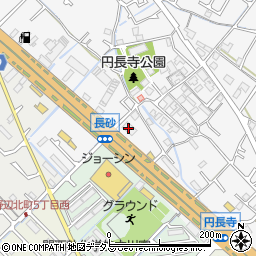 ローソン加古川長砂西店周辺の地図
