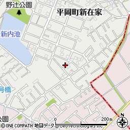 兵庫県加古川市平岡町新在家1952-53周辺の地図