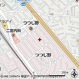 兵庫県加古川市平岡町つつじ野1-115周辺の地図