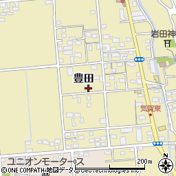 静岡県磐田市豊田200周辺の地図
