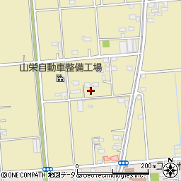 静岡県磐田市豊田376-1周辺の地図