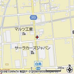 トミヤコーヒー浜松支店周辺の地図