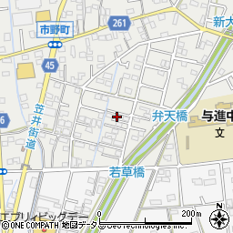 静岡県浜松市中央区市野町1499周辺の地図