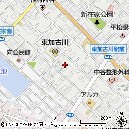 兵庫県加古川市平岡町新在家140-7周辺の地図