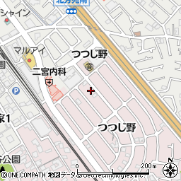 兵庫県加古川市平岡町つつじ野1-134周辺の地図