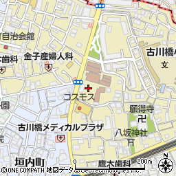 大阪府門真市御堂町12-25周辺の地図