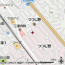 兵庫県加古川市平岡町つつじ野1-145周辺の地図