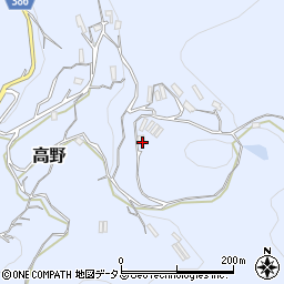 岡山県岡山市北区高野1438周辺の地図