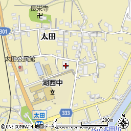 静岡県湖西市太田185-1周辺の地図