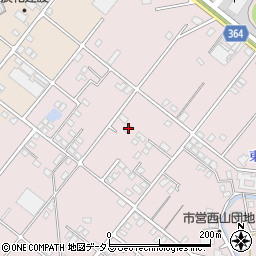 静岡県浜松市中央区西山町1949周辺の地図
