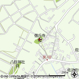 信丘寺周辺の地図