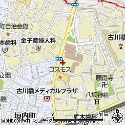 大阪府門真市御堂町12-3周辺の地図