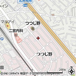 兵庫県加古川市平岡町つつじ野1-125周辺の地図