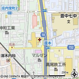 関西マツダ豊中店周辺の地図