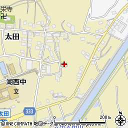静岡県湖西市太田261周辺の地図