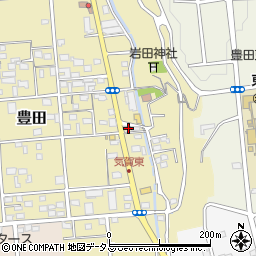 静岡県磐田市豊田77周辺の地図