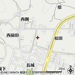 愛知県知多郡南知多町内海松田2周辺の地図