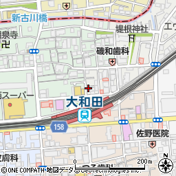 藤家大和田駅前店周辺の地図