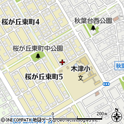兵庫県神戸市西区桜が丘東町5丁目17-6周辺の地図
