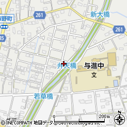 静岡県浜松市中央区市野町1420周辺の地図