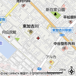兵庫県加古川市平岡町新在家140周辺の地図
