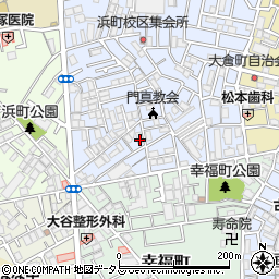 大阪府門真市石原町1-20周辺の地図